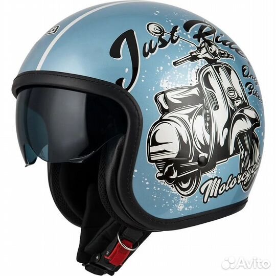 NZI Rolling 4 Sun open face helmet Glossy Bello Pe