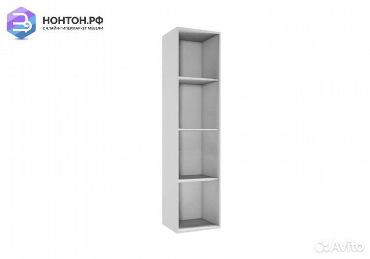 Пенал Флорис 2 черный глянец / белый