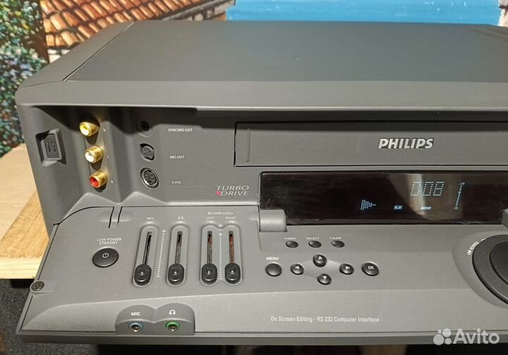 Philips VR-969. Видеомагнитофон. Топовый