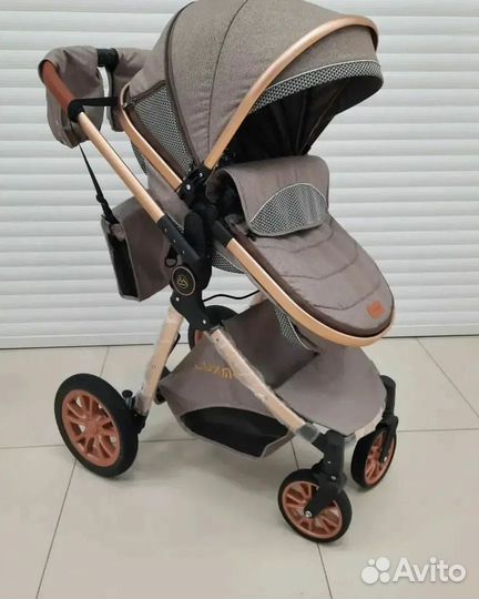 Коляска luxmom v9 3в1 трансформер