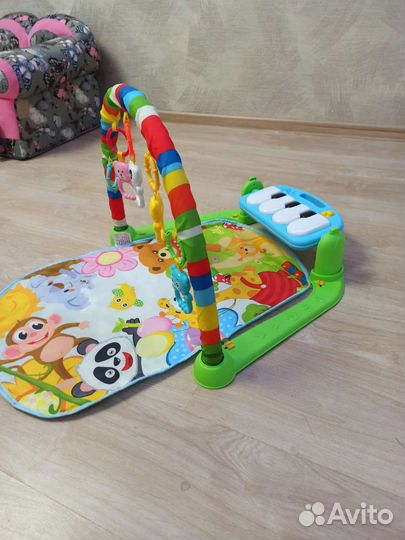 Развивающий коврик с пианино музыкальный