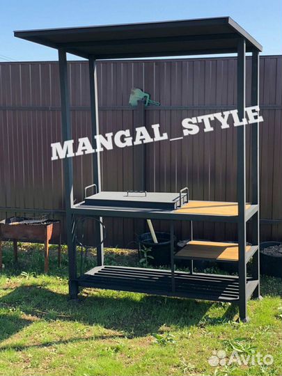 Мангал в стиле лофт