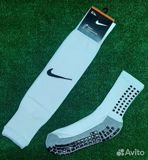 Носки нескользящие и гетры короткие (комплект)