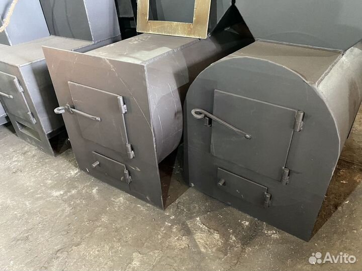 Печь банная 8мм из газовой трубы