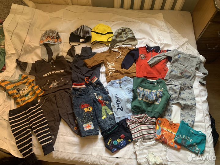 Детские вещи пакетом на мальчика 80-86