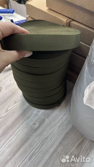 Резинка плотная хаки 25 мм и 40 мм