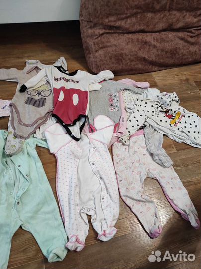 Боди для девочки 62 68