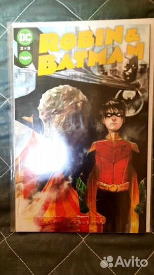 Robin and batman dc comics lemire nguyen