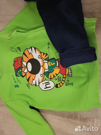 Детские вещи. Брюки вельвет и кофта на 3 года