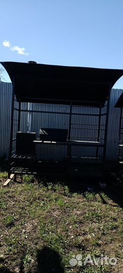 Кованые мангалы с крышей