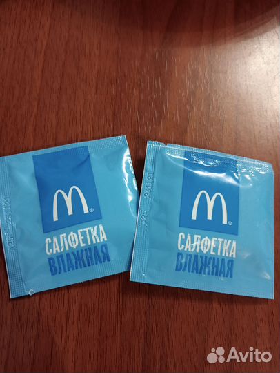 Салфетка влажная раритет Макдональдс