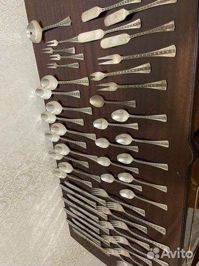 Серебряный столовый набор