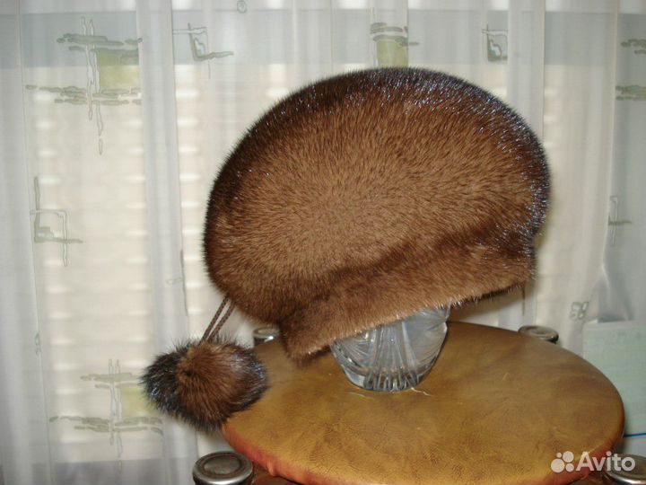 Берет норковый