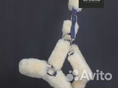 Недоуздок для лошади натуральный мех Соб