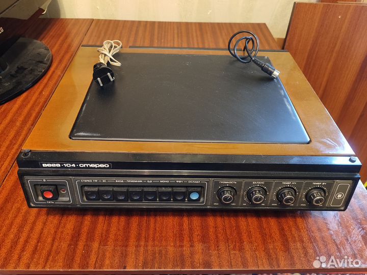 Усилитель из проигрывателя Вега-104