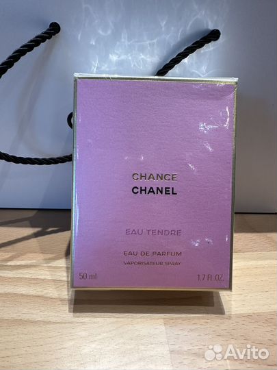 Chanel chance EAU tendre FAU DE parfum,50 мл