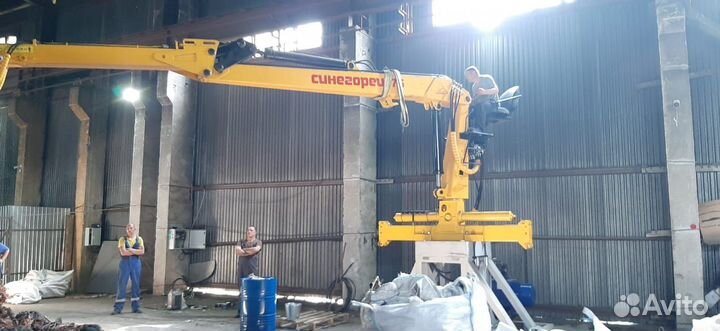 Стационарная установка для погрузки мусора или лом