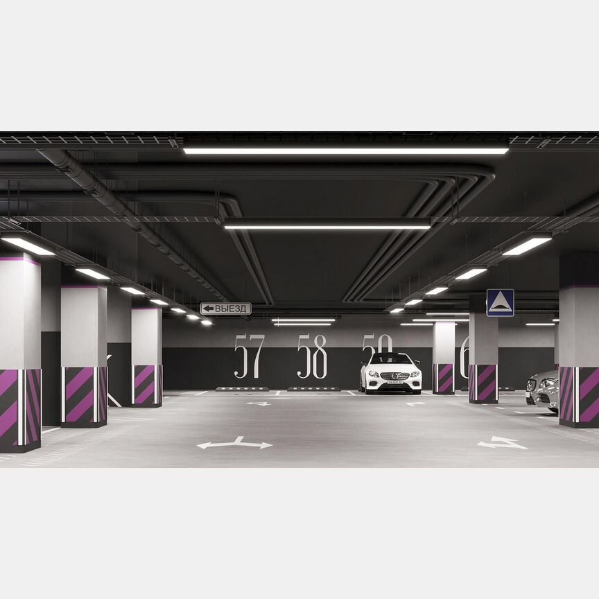 1-к. апартаменты, 48,8 м², 4/10 эт.