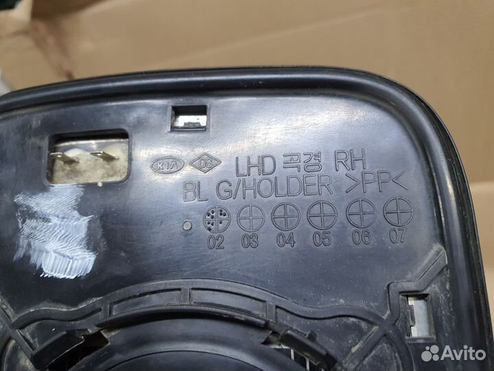Зеркало правое kia sorento 1 bl