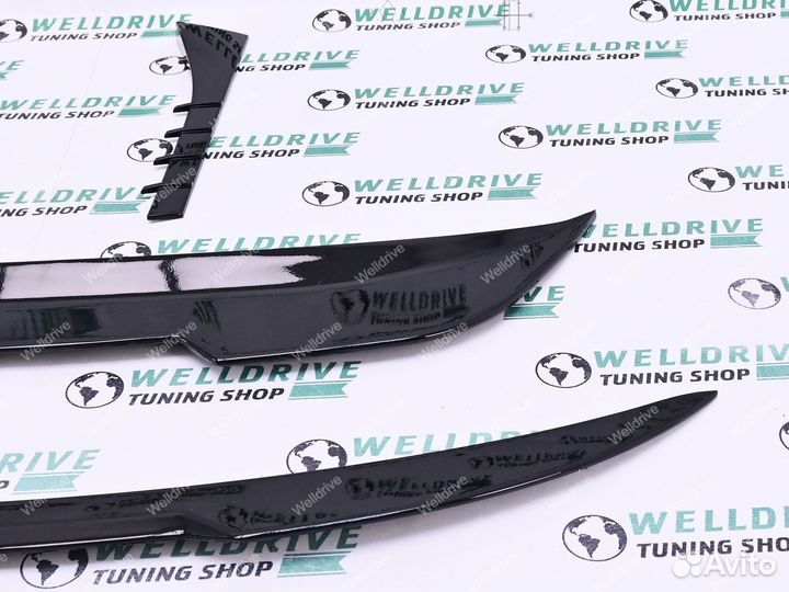 Cпойлеры BMW 3 G21 черный глянец