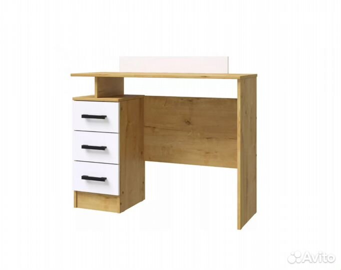 Эко Трюмо Дуб Вотан Белый гладкий