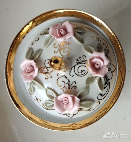 Сахарница, бонбоньерка Кисловодский фарфор