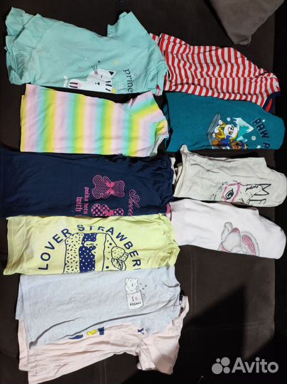 Большой пакет одежды и обуви на девочку