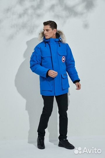 Пуховик canada goose expedition Royal blue