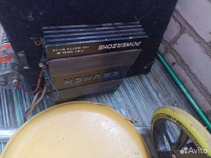 Сабвуфер и усилитель