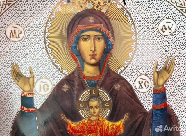 Тарелка с иконой Неупиваемая чаша