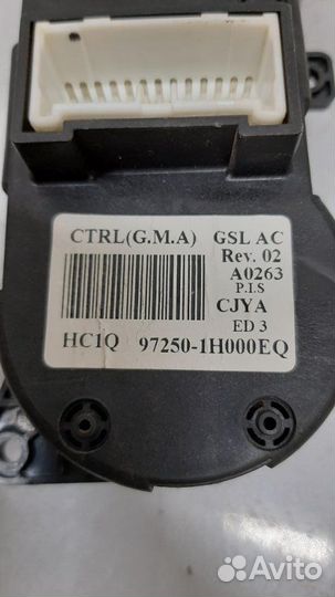 Панель управления климат-контролем Kia Ceed ED