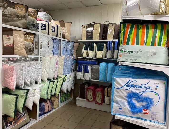 Подушки и одеяла