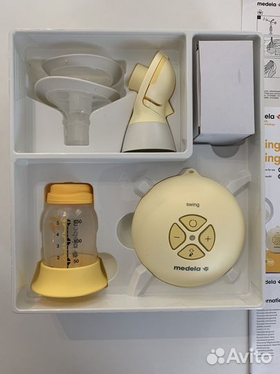 Молокоотсос medela swing flex электрический