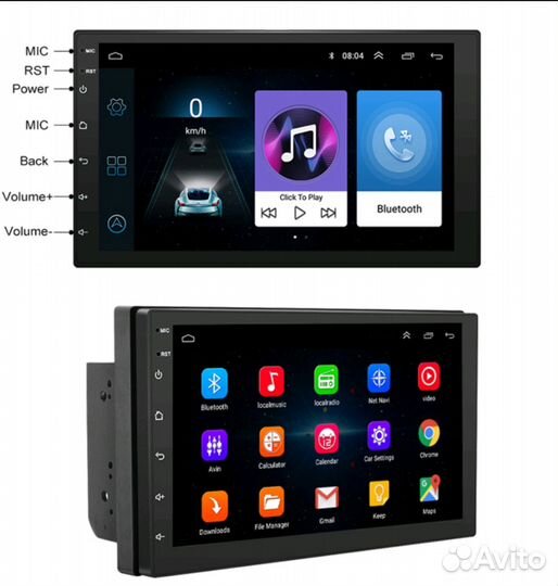 Android 7 дюймов 2din 1/32