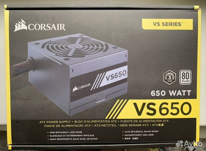 Блок питания Corsair VS650