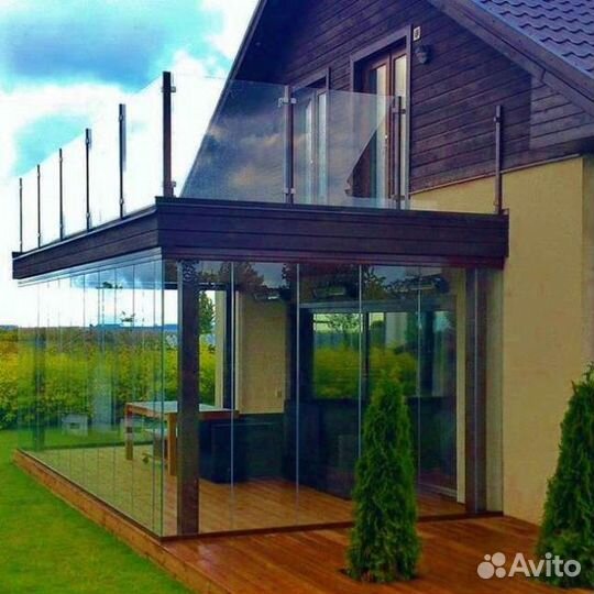 Пластиковые окна. остекление коттеджей