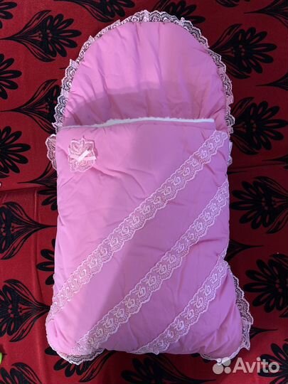 Конверт на выписку для девочки зима