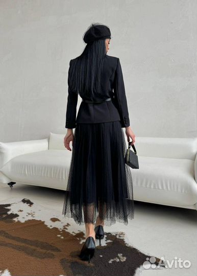 Костюм с юбкой Dior 4 цвета женский