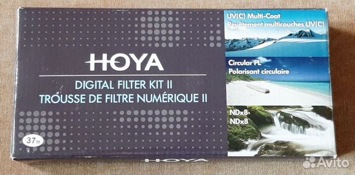 Уникальный комплект из 4 фотофильтров Hoya 37 mm