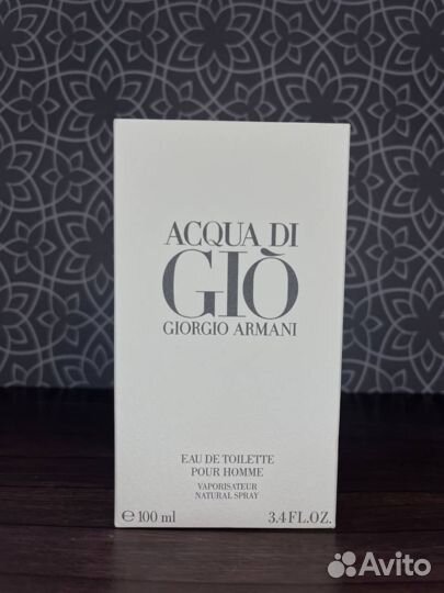Туалетная вода Giorgio Armani Acqua Di Gio Homme