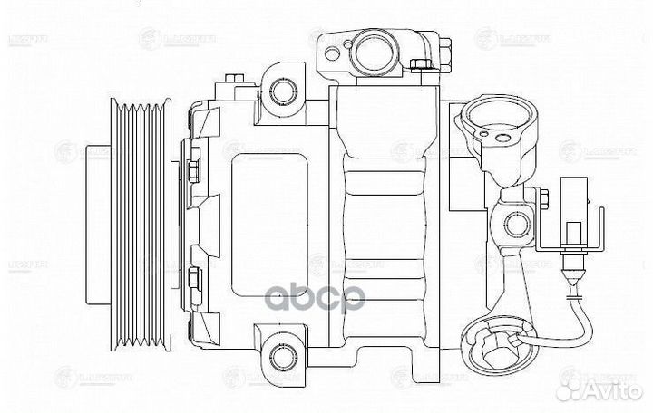 Компрессор кондиционера VAG polo/fabia 07- 1.2