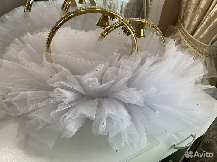 Кольца на машину свадебные