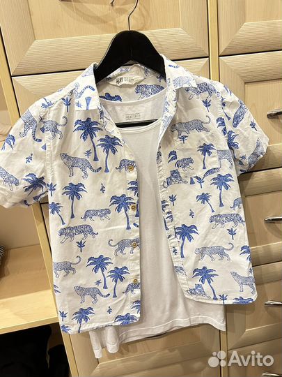 Рубашка H&M футболка Uniqlo