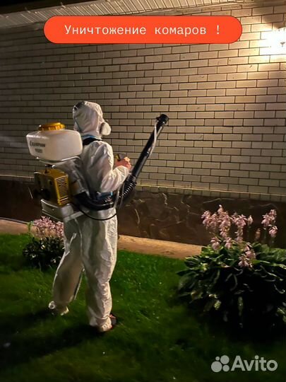 Уничтожение клещей и комаров на участке
