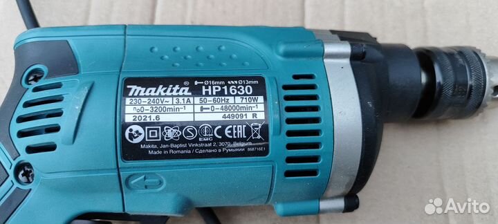 Электродрель makita 1630 новая