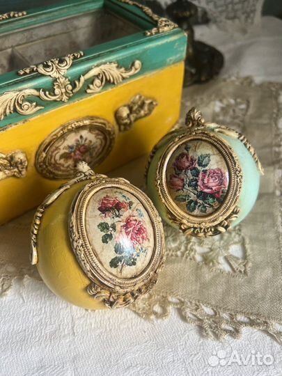 Елочные игрушки украшения шары на ёлку винтажные