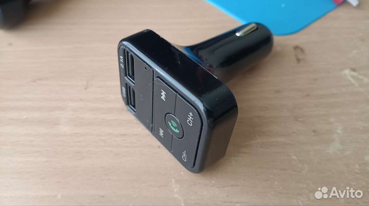 FM-модулятор BT, MP3 с USB, MicroSD