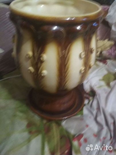 Кашпо керамика для цветов большой