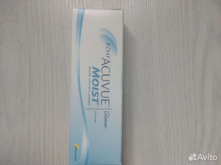 Линзы контактные acuvue oasys 1 day -1,75