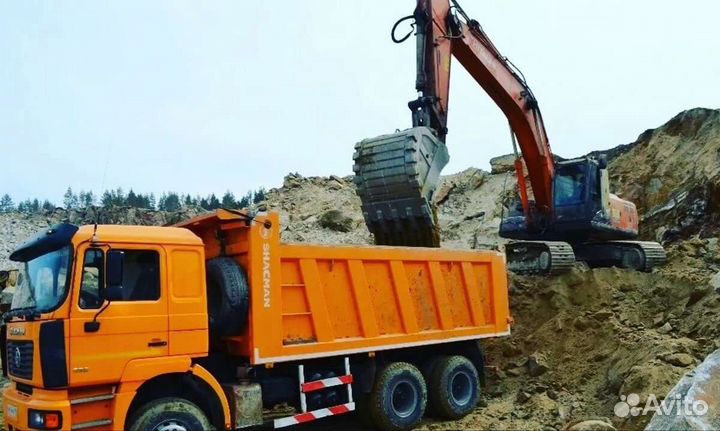 Продажа щебня, песка, чернозема, бутового камня